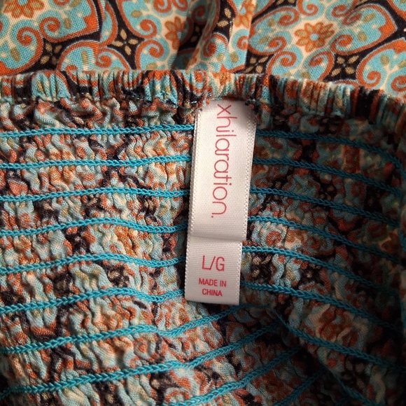 Xhilaration Juniors Dress Large Fits Like A Small Boho Printed - Picture 2 of 2